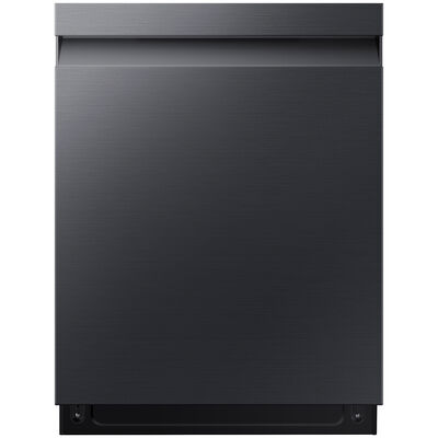 Samsung Bespoke 24 in. Smart Built-In Dishwasher with Top Control, 46 dBA Sound Level, 15 Place Settings, 7 Wash Cycles & Sanitize Cycle - Matte Black | DW80CG5450MT