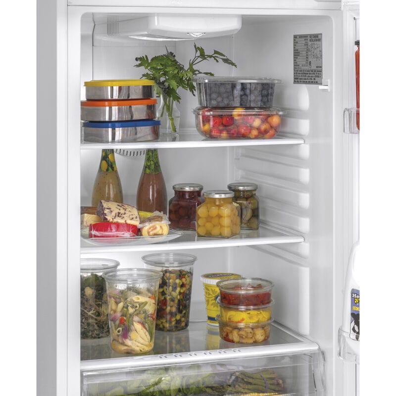 Haier 24 in. 9.8 cu. ft. Counter Depth Top Freezer Refrigerator - White, White, hires