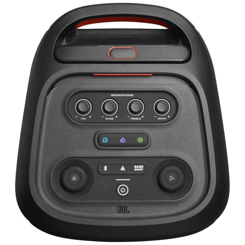 JBL PARTYBOX STAGE 320 Portable Party Speaker with Wheels - Black, Black, hires