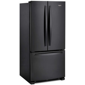 Whirlpool 33 in. 22.1 cu. ft. French Door Refrigerator with Internal Water Dispenser - Black, Black, hires