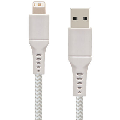 Helix 3ft. USB-A to Lightning Cable (White) | ETHLT3WHT
