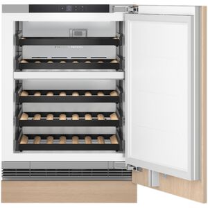 Fisher & Paykel Series 9 24 in. Undercounter Smart Wine Cooler with Wood Racks, Dual Temperature Zones & 35-Bottle Capacity - Custom Panel Ready, , hires