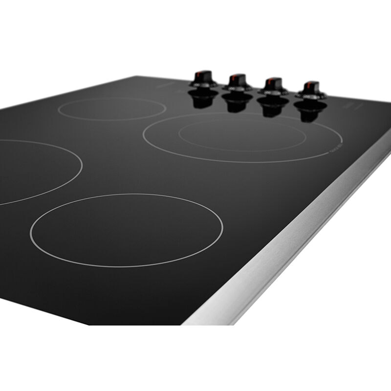 Frigidaire 30 in. 4-Burner Electric Cooktop with Power Burner - Stainless Steel, Stainless Steel, hires