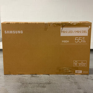 Samsung - 55" Class M80H Mini LED 4K UHD Smart Tizen TV (Open Box Good Condition), , hires