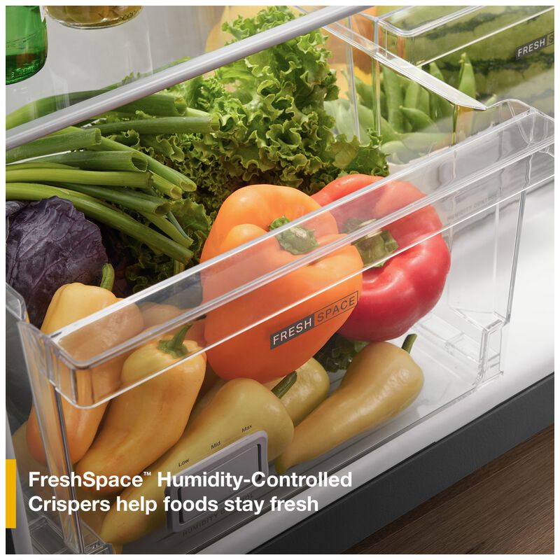 Whirlpool 33 in. 21.3 cu. ft. Top Freezer Refrigerator - Black, Black, hires