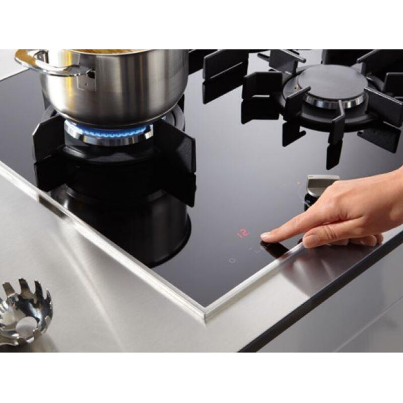 Miele 37" Gas Cooktop with 5 Sealed Burners Black P.C. Richard & Son