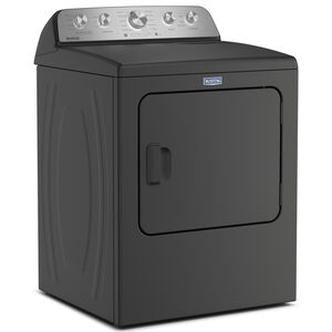 Maytag Pet Pro 29 in. 7.0 cu. ft. Electric Dryer with Sensor Dry & Steam Cycle - Volcano Black, Volcano Black, hires