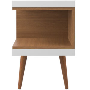 Manhattan Comfort Utopia 70" TV Stand - White Gloss & Maple Cream, , hires