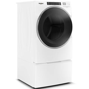 Whirlpool 27 in. 7.4 cu. ft. Stackable Electric Dryer with Sensor Dry & Steam Cycle - White, , hires
