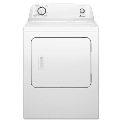 Amana 29 in. 6.5 cu. ft. Gas Dryer with Wrinkle Prevent Option - White | NGD4655EW