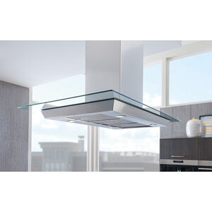 Wolf 45 in. Chimney Style Range Hood, Convertible Venting & 4 LED Lights - Stainless Steel, , hires