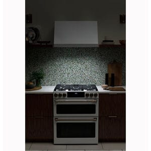 Cafe 30 in. Smart Convertible Canopy Pro Style Style Range Hood with 600 CFM, 4 Fan Speeds & 2 LED Lights - Matte White, , hires