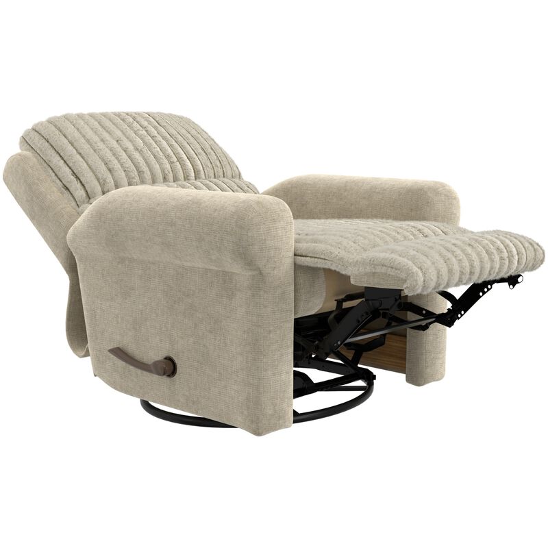 Catnapper Foxy Swivel Glider Recliner - Beige, Beige, hires