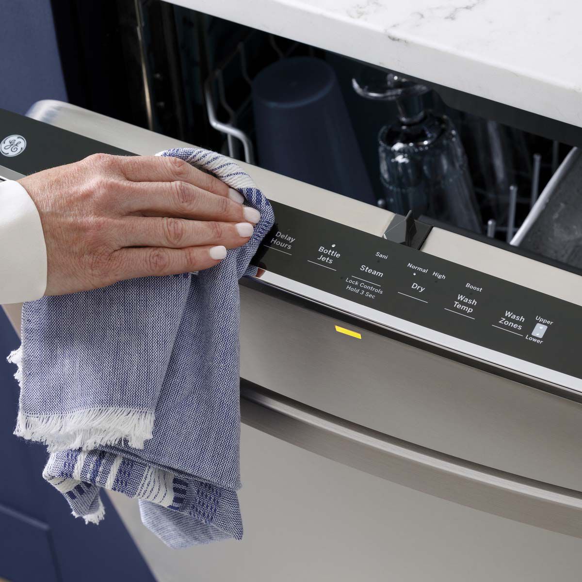 ge slate dishwasher with 3rd rack