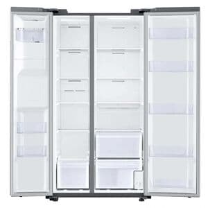 Samsung 36 in. 22 cu. ft. Smart Counter Depth Side by Side Refrigerator with Ice & Water Dispenser - Stainless Steel, Stainless Steel, hires