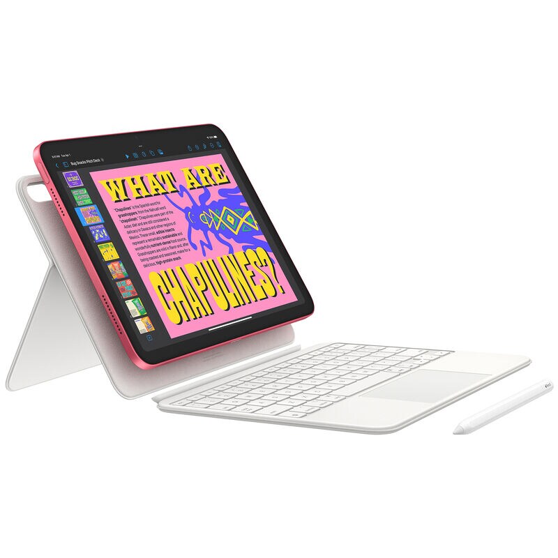 Apple - 11-inch iPad A16 chip with Wi-Fi - 512GB - Pink, Pink, hires