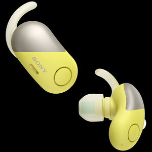 Sony Wireless Bluetooth In-Ear Headphones - Yellow, Yellow, hires