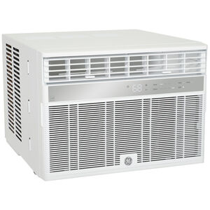 GE 14,000 BTU Smart Energy Star Window Air Conditioner with 3 Fan Speeds, Sleep Mode & Remote Control - White, , hires