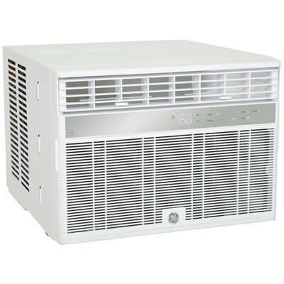 GE 14,000 BTU Smart Energy Star Window Air Conditioner with 3 Fan Speeds, Sleep Mode & Remote Control - White | AHY14LZ