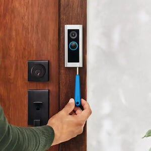 Ring - Wired Doorbell Pro - Satin Nickel, , hires