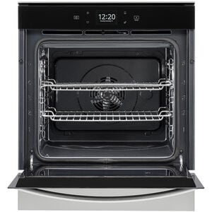 Whirlpool 24 in. 2.9 cu. ft. Smart Electric Single Wall Oven with True European Convection - Fingerprint Resistant Stainless, , hires