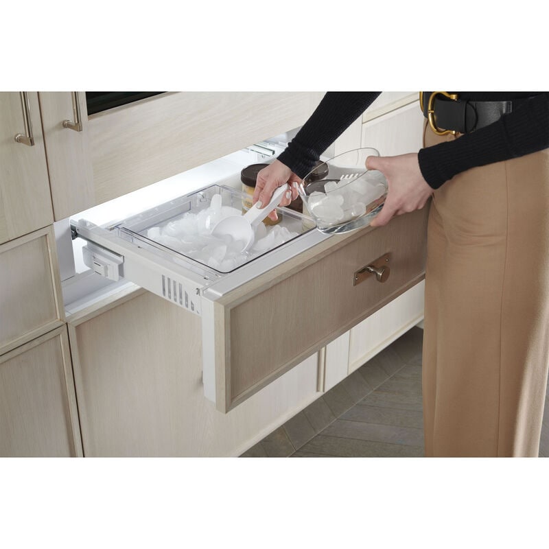 Monogram 30 in. 14.6 cu. ft. Built-In Counter Depth Bottom Freezer Refrigerator with Ice Maker - Custom Panel Ready, , hires