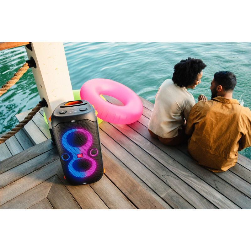 with & splashproof built-in design P.C. powerful 110 Richard | sound, party and lights 160W Portable Son PartyBox JBL speaker