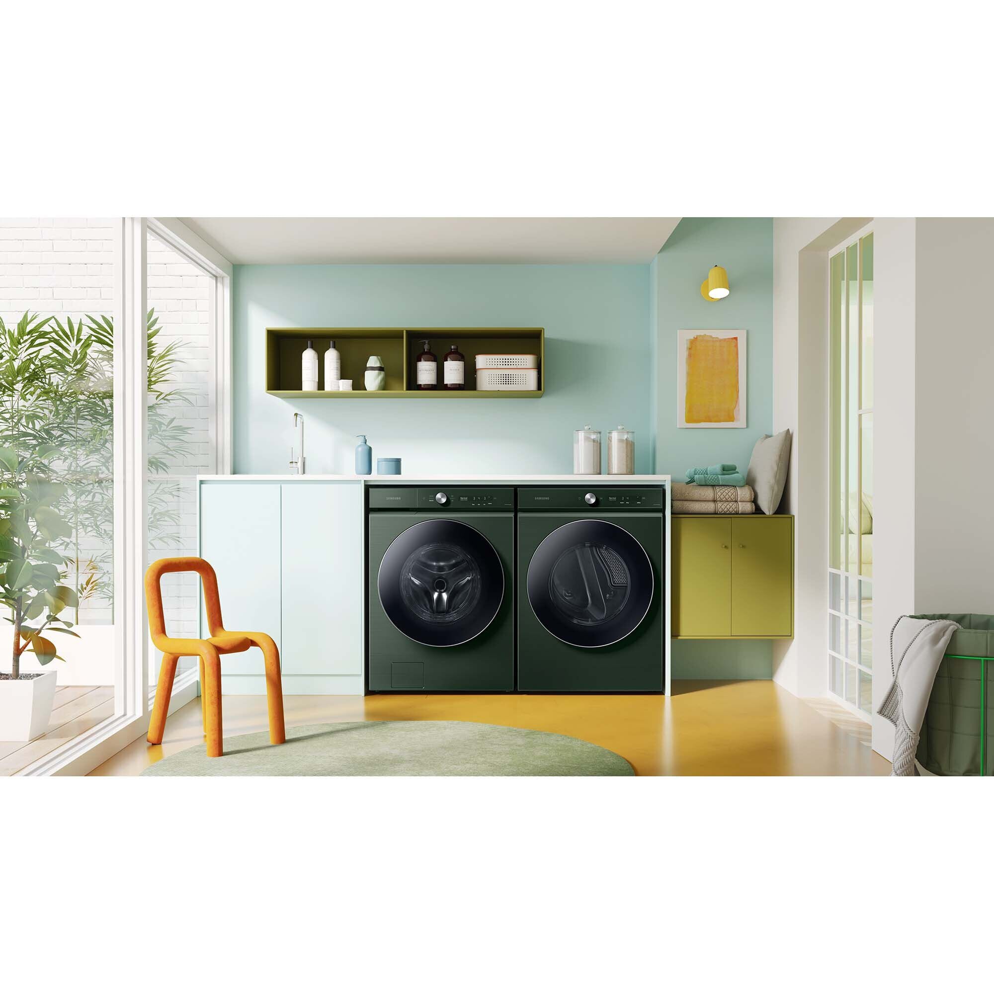 Green washer clearance and dryer
