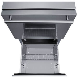 Summit 18 in. 3.4 cu. ft. Outdoor Double Refrigerator Drawers - Stainless Steel/Panel Ready, , hires