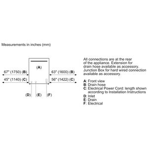 Bosch 300 Series 24 in. Top Control Smart Dishwasher with 46 dBa Sound Level, 3rd-Rack, PureDry & Pocket - Stainless Steel, Stainless Steel, hires