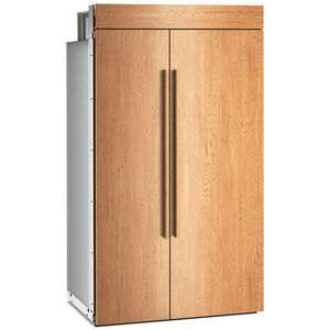 KitchenAid 48 in. 30.0 cu. ft. Built-In Counter Depth Side-by-Side Refrigerator with Ice Maker - Custom Panel Ready, Custom Panel Required, hires