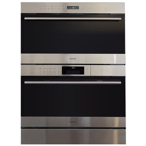 Wolf E Series 30 in. 1.6 cu.ft Built-In Microwave with 10 Power Levels & Sensor Cooking Controls - Stainless Steel, , hires