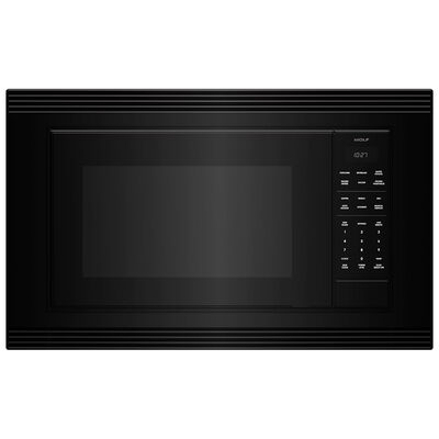 Wolf 27 in. E Series Trim for Microwaves - Black | 820036
