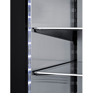 Summit 24 in. Built-In/Freestanding 3.5 cu. ft. Compact Beverage Center with Adjustable Shelves & Digital Control - Stainless Steel, , hires