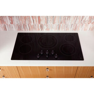 GE 30 in. Electric Cooktop with 5 Smoothtop Burners - Black, , hires