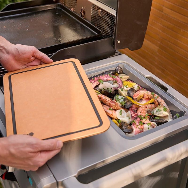 Weber Works Basin with Cutting Board Lid, , hires