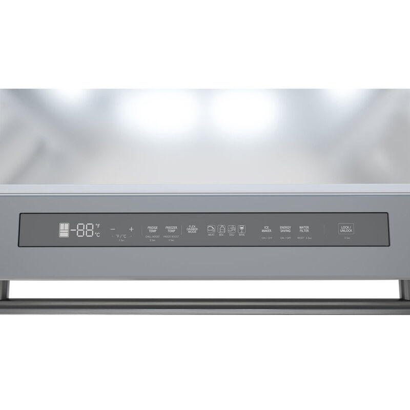 Sharp 36 in. 21.6 cu. ft. Counter Depth 4-Door French Door Refrigerator with Ice & Water Dispenser - Stainless Steel, , hires