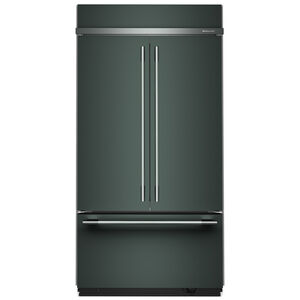 KitchenAid 42 in. 24.2 cu. ft. Built-In Counter Depth French Door Refrigerator with Ice Maker - Juniper, Juniper, hires