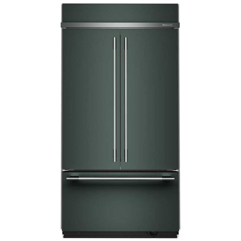 KitchenAid 42 in. 24.2 cu. ft. Built-In Counter Depth French Door Refrigerator with Ice Maker - Juniper, Juniper, hires