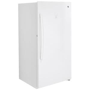 GE 33 in. 17.3 cu. ft. Garage-Ready Upright Freezer with Adjustable Shelves - White, , hires