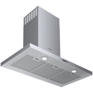 Bosch 300 Series 36 in. Convertible Chimney Style Range Hood with 300 CFM, 3 Fan Speeds & 2 LED Lights - Stainless Steel, , hires