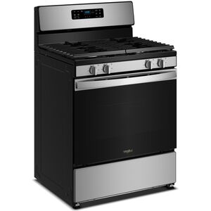 Whirlpool 30 in. 5.1 cu. ft. Gas Range with 4 Sealed Burners - Stainless Steel, , hires