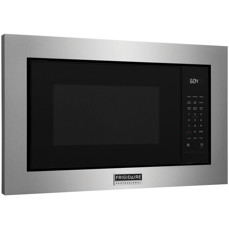 Frigidaire Professional 24 in. 2.2 cu.ft Built-In Microwave with 10 Power Levels & Sensor Cooking Controls - Stainless Steel, , hires