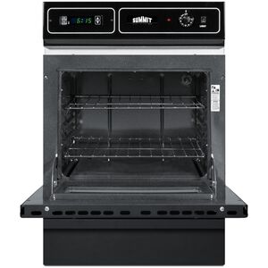 Summit 24 in. 2.9 cu. ft. Electric Single Wall Oven - Black, , hires