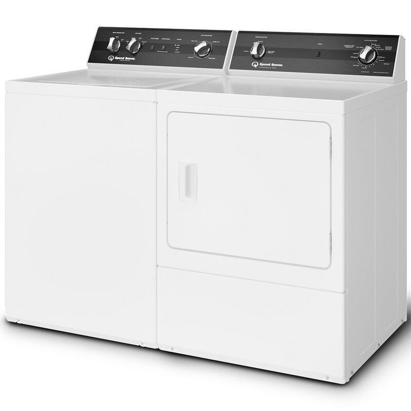 Speed Queen TR3 26 in. 3.2 cu. ft. Top Load Washer with Agitator & Perfect Wash - White, , hires