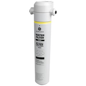 GE In-Line Water Filtration System for Refrigerators or Icemakers - White