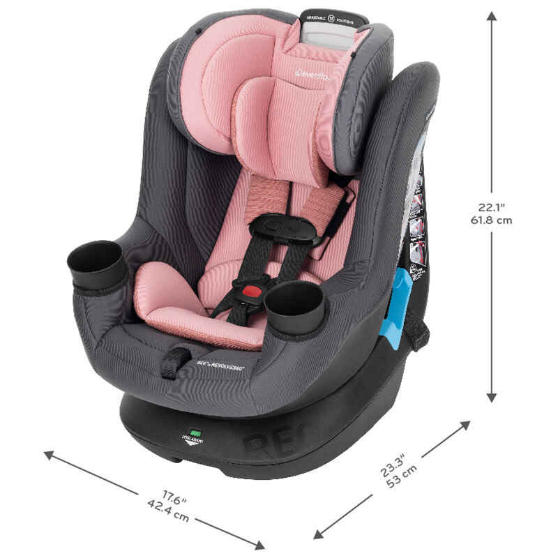 Evenflo REO by Revolve360 Rotational Convertible Car Seat - Lenox, , hires