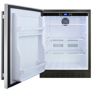 Summit 24 in. 4.2 cu. ft. Undercounter Refrigerator - Stainless Steel, , hires