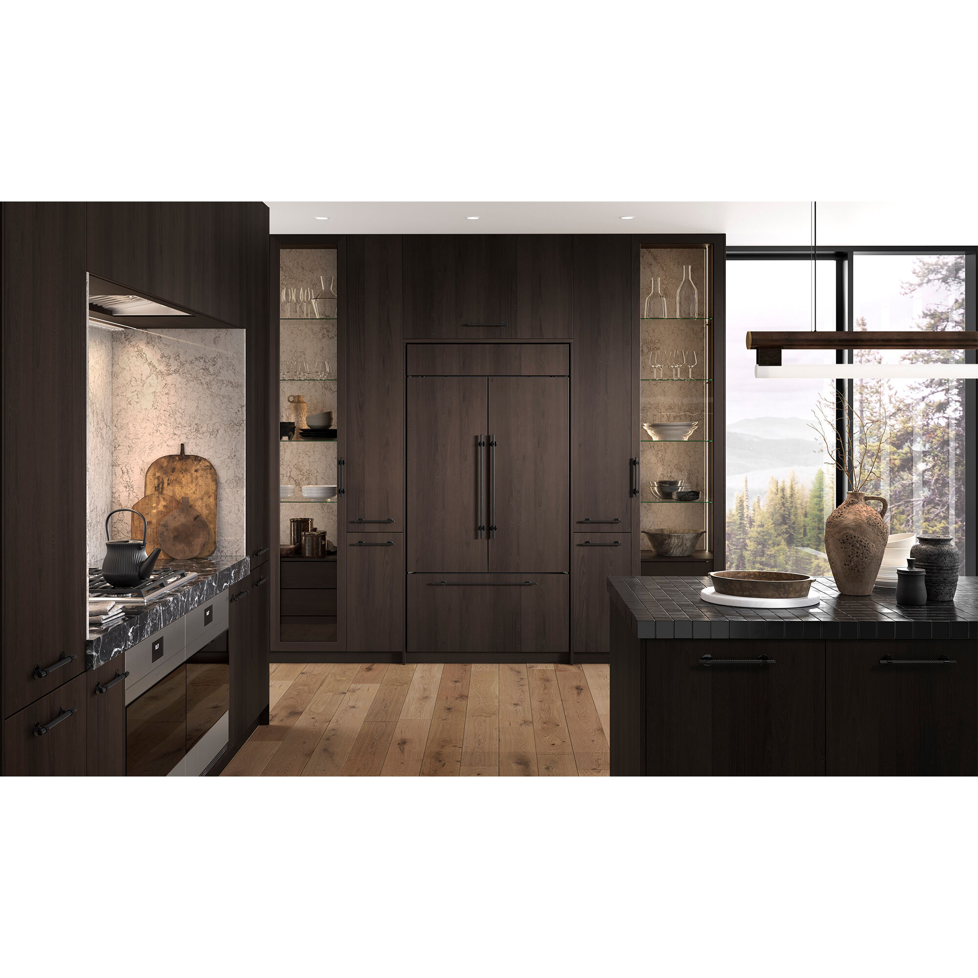 Sub-Zero 42 in. 24.7 cu. ft. Built-In Smart Counter Depth French