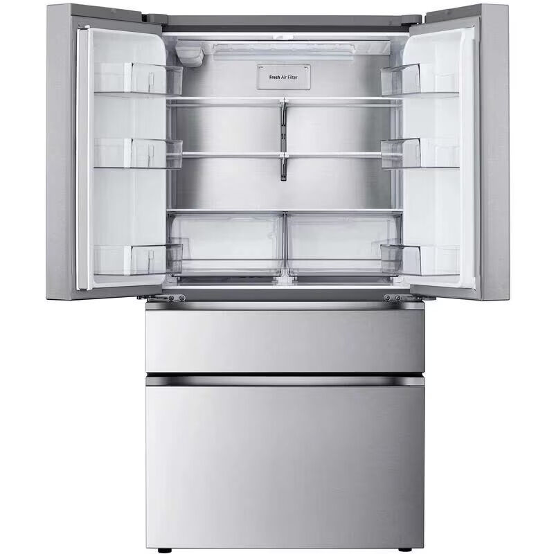 LG 36 in. 29.6 cu. ft. Smart 4-Door French Door Refrigerator with Internal Water Dispenser - PrintProof Stainless Steel, , hires